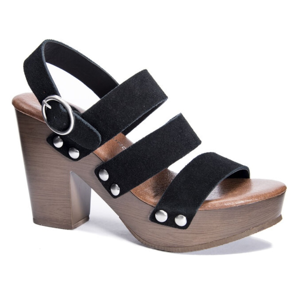 Chinese Laundry Flower Sandal Black